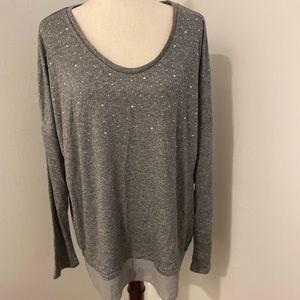 NWT New Directions Gray Sweater Size L